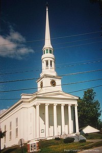 The First Congregational Church of Ellsworth is a United Church of Christ congregation. First congregational church of Ellsworth steve.jpg