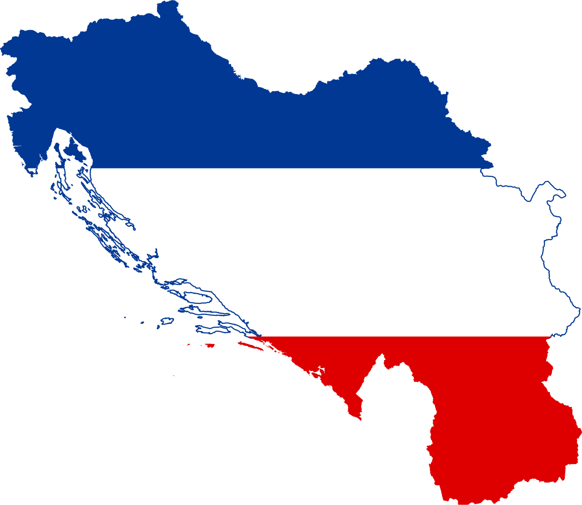 Download File:Flag-map of Yugoslavia (Neutral).svg - Wikimedia Commons