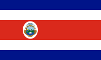 Państwowa flaga Kostaryki