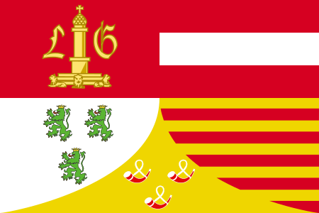 Fichier:Flag of the Province of Liège.svg