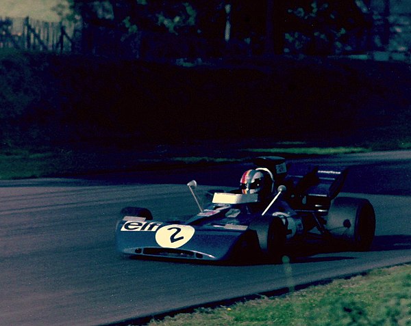 Cevert at the 1971 Rothmans World Championship Victory Race