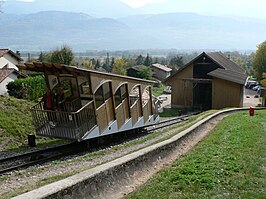 Funiculaire tussen Montfort en Saint-Hilaire