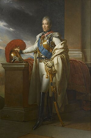 Gérard - Charles-Philippe de France (1757-1836), comte d'Artois, en uniforme de colonel général des Carabiniers, vers 1815.jpg