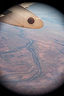 Oakover River River in Pilbara region of Western Australia