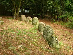 Trottoarkanter på kullen