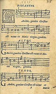 <span class="mw-page-title-main">Gaudete</span> 16th century sacred Christmas carol