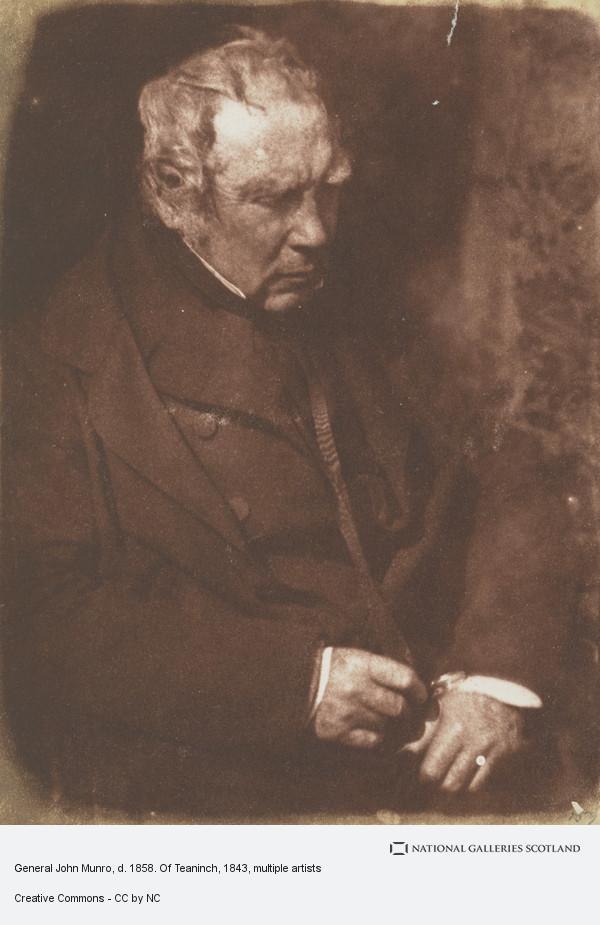 Calotype portrait of John Munro by David Octavius Hill and Robert Adamson, 1843.