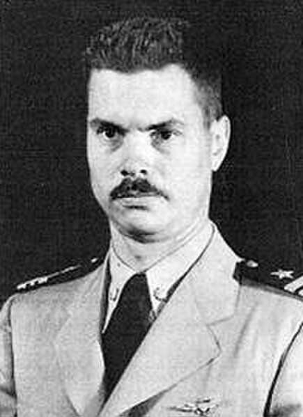 Tyndall was one of the British neo-Nazis who established links with their American counterpart George Lincoln Rockwell (pictured).