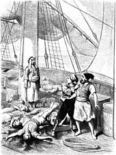 Illustration aus dem Gespensterschiff (Quelle: Wikimedia)