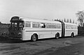 Der 1. Gliederbus der Stadtwerke Hamm nach Stilllegung der Straßenbahn 1961. Hier am Busdepot Wiesenstr./Wilhelmstr.