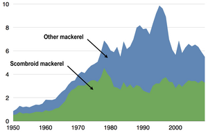 Global capture of all mackerel 1950-2009.png