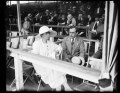 Grace Coolidge? in stands at stadium LCCN2016894265.tif