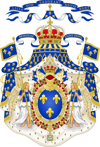 Archivo:Grand Royal Coat of Arms of France.svg