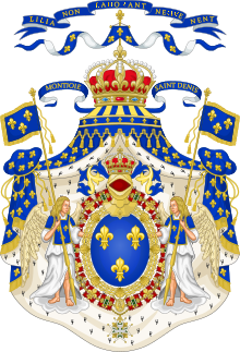 סמל שושלת בורבון, וסמל צרפת בתקופת הרסטורציה.