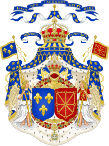 Grand Royal Coat of Arms of France & Navarre.svg