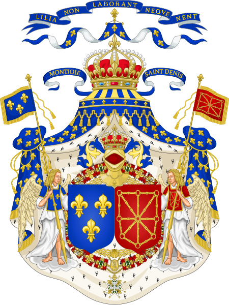 File:Grand Royal Coat of Arms of France & Navarre.svg