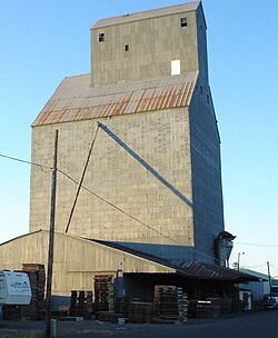 Grassamenelevator in Halsey