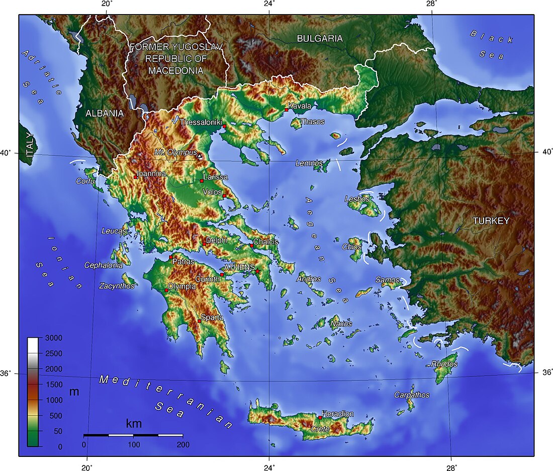 Geografija Grčije