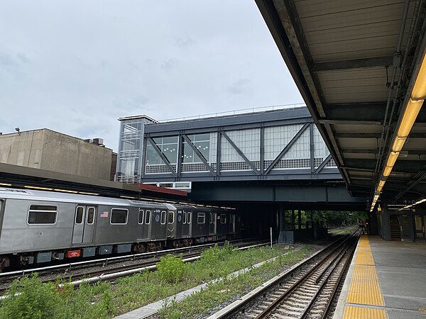 The subway station on the IRT Dyre Avenue Line