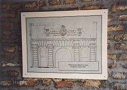 Győr Lapidarium, Plan des Wiener Tores