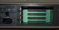 Rear of an HP-85B showing the four extension slots HP 85 module slots.jpg