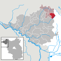 Розташування Галенбек-Рольсдорф