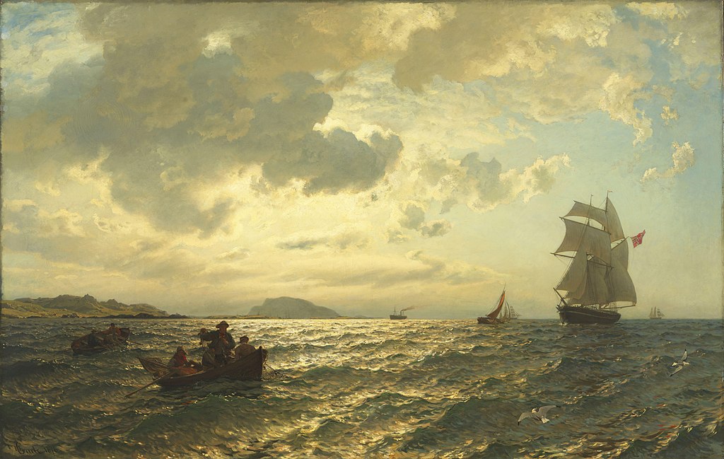 Hans Gude - Fresh Breeze on the Norwegian Coast - NG.M.01487 - National Museum of Art, Architecture and Design