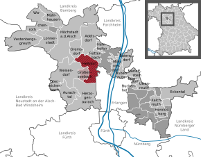 Poziția localității Heßdorf