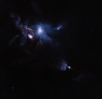 Hubble image of XZ Tauri.[1]