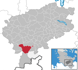 Läget för kommunen Henstedt-Ulzburg i Kreis Segeberg