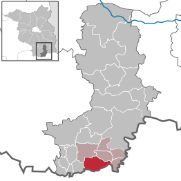 Kaart van Hermsdorf