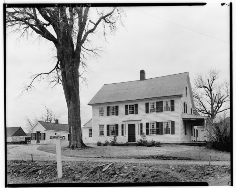 File:Historic American Buildings Survey, Arthur C. Haskell, Photographer. April, 1934. (b) Ext- General view house and office from southeast. - Reverend Aaron Bascom House, Middlefield HABS MASS,7-CHES,1-2.tif