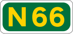 N66 road shield}