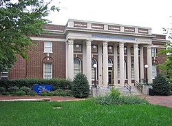 Impressive architectural details grace the Old US Post Office in Monroe.JPG