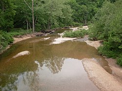 Indian Creek crossing Missouri Route 181.jpg