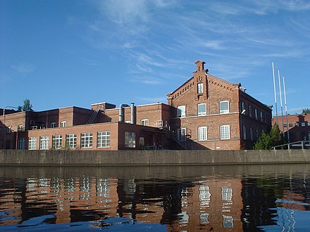Old industrial building in Nokia