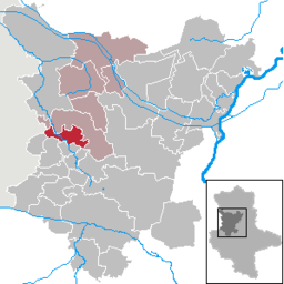 Läget för kommunen Ingersleben i Landkreis Börde