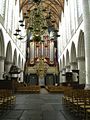 Interiér kostela sv. Bava v Haarlemu.
