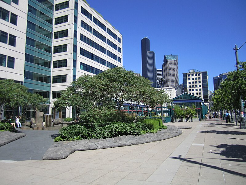 File:International District Station plaza at Union Station.jpg