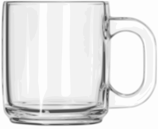 Glass mugs