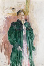 Jeune fille au manteau vert, 1894