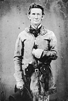 Capt. John "Rip" Ford was made captain and commander of the Texas Ranger, Militia, and Allied Indian Forces John "Rip" Ford, c. 1855.jpg