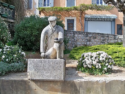 Statue of Joseph Talon in Saint-Saturnin-lès-Apt