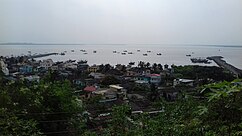 Karanaja village when viewed from temple Karanja Village-Uran.jpg