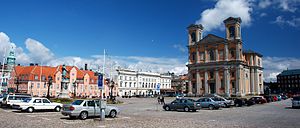 Stortorget ใน Kalrskrona, สวีเดน