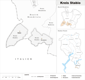 Karte von Stabio