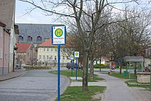 Busbahnhof von Kölleda, vor Umbau 2015