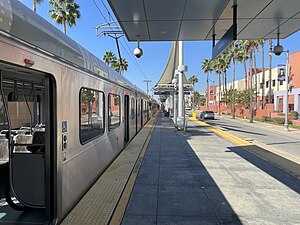 LA Metro Atlantic station platform, October 2023.jpg