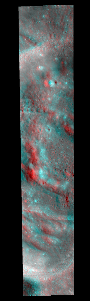 Thumbnail for File:LROC NAC Anaglyph- Stromgren X (LROC827 - content anaglyph full 20141222).png