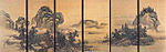 Landscape fusuma oleh Tani Bunchō (Prefektur Saga Museum).jpg